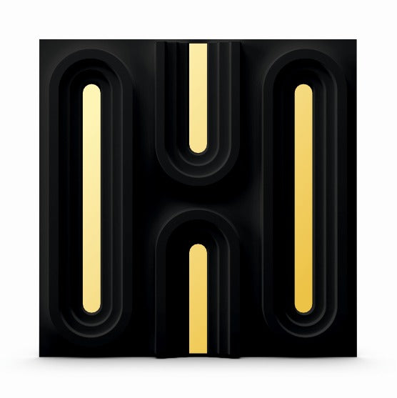 Pannello Onda – Nero